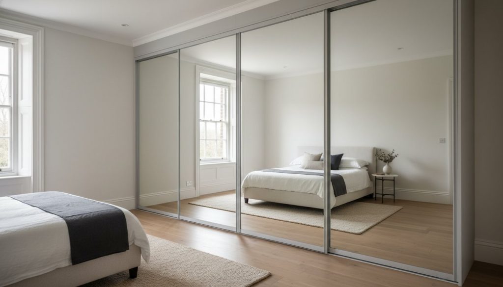 Fitted Wardrobes with Mirrored Doors: A Guide to Light and Space
