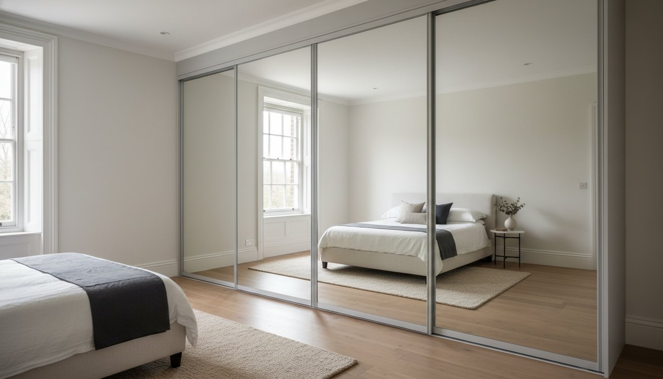 Fitted Wardrobes with Mirrored Doors: A Guide to Light and Space
