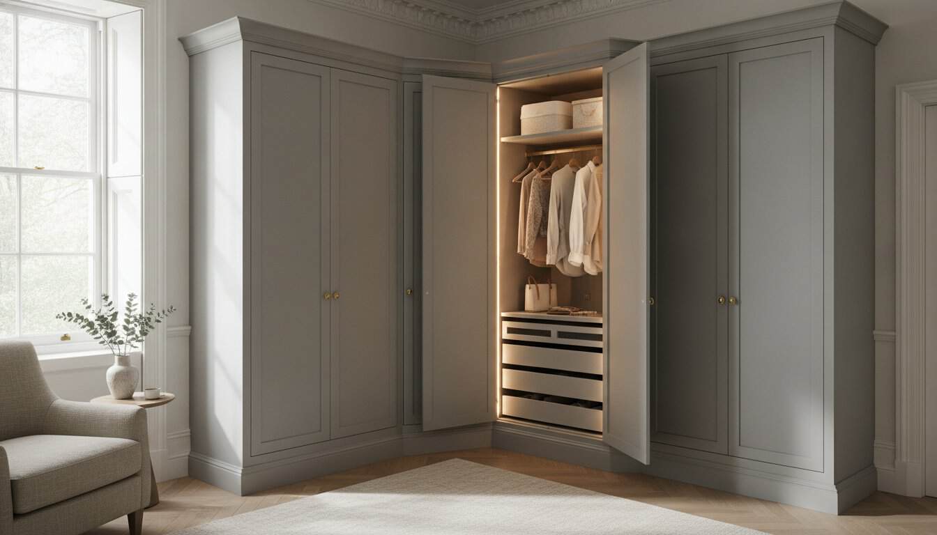 Bespoke Corner Wardrobe Solutions: Maximising Luxury in Every Nook