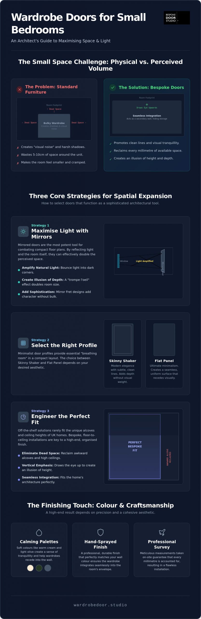 Best Wardrobe Doors for Small Bedrooms: A 2026 Luxury Design Guide