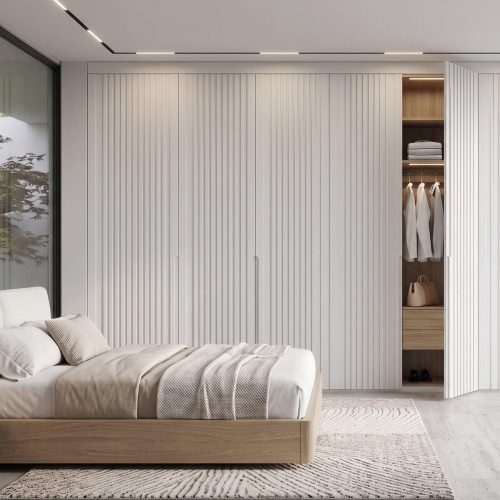 The Ark Wardrobe in white