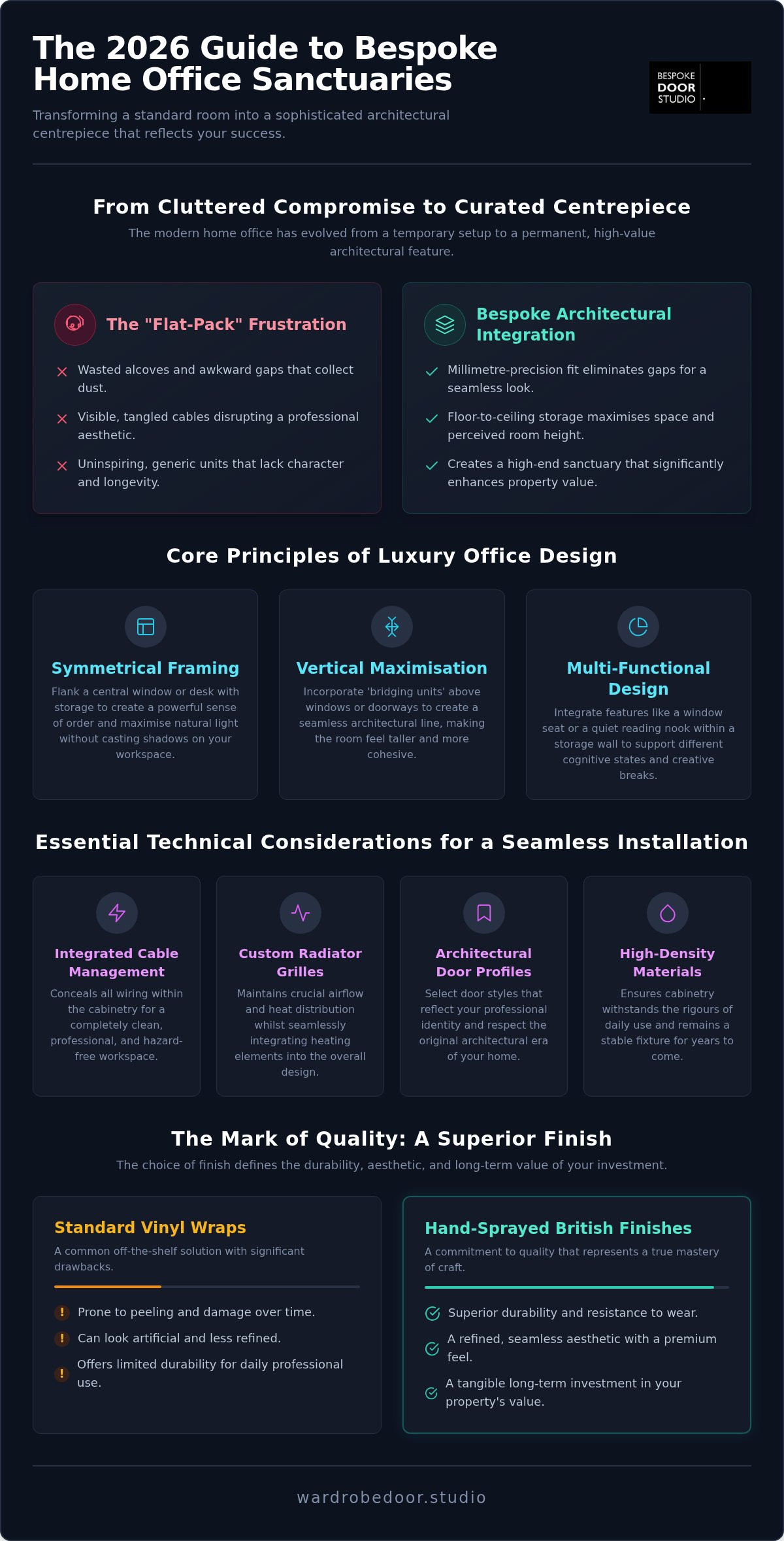 Bespoke Home Office Storage UK: The 2026 Guide to Luxury Study Design