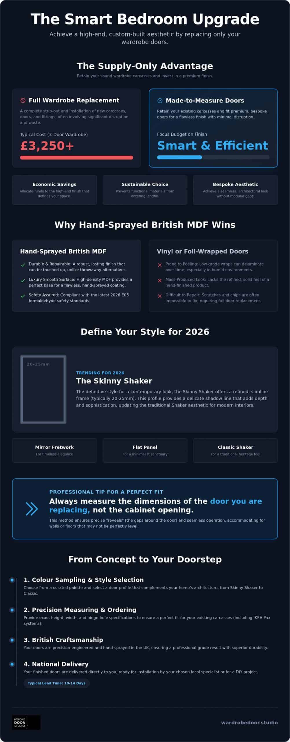 Buying Wardrobe Doors: Luxury Made-to-Measure Refresh for 2026