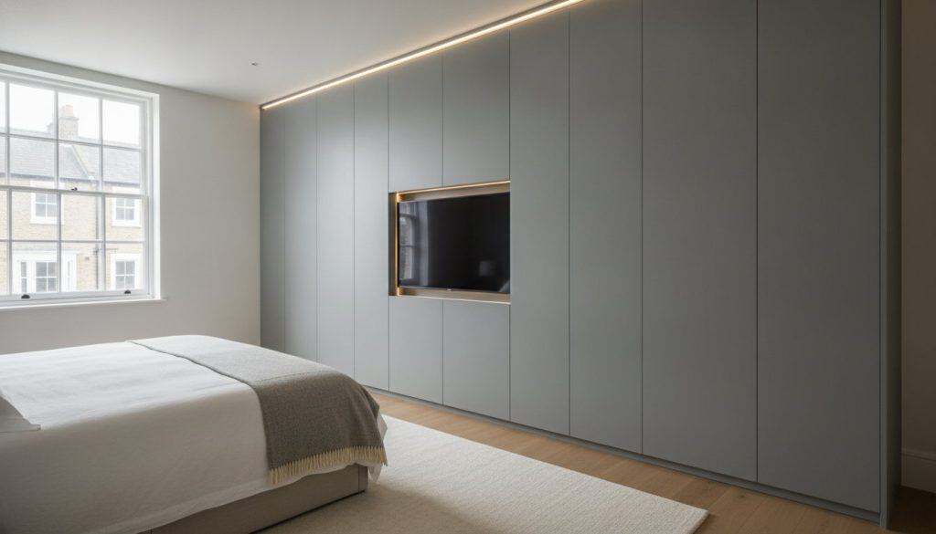 Bespoke Wardrobe with TV Space: The 2026 Guide to Luxury Bedroom Integration