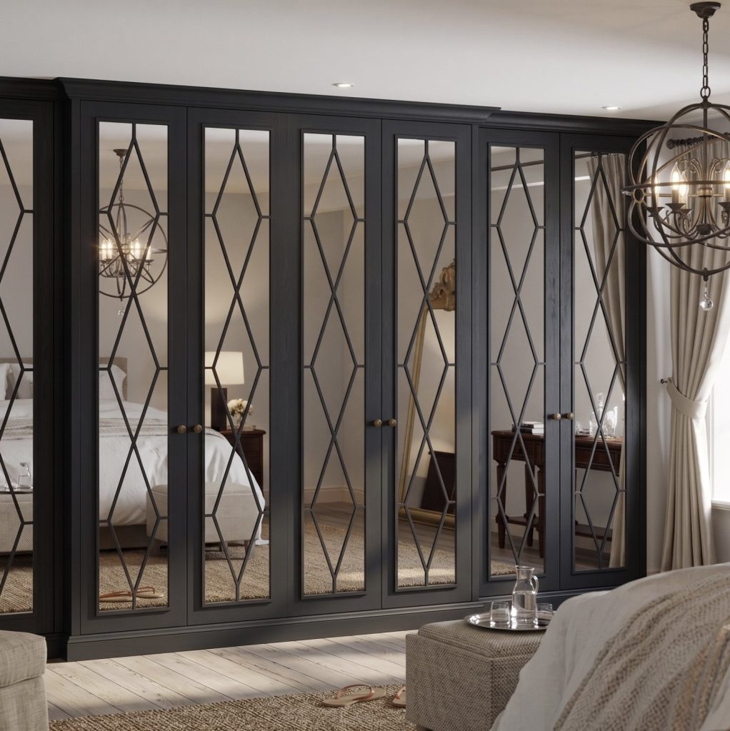 Storage ideas for a small bedroom walk-in wardrobe